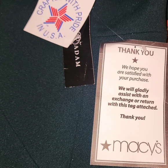 BETSY & ADAM "CHRISTINE" SCUBA CREPE RUFFLED BOW GOWN - Picture 8 of 8